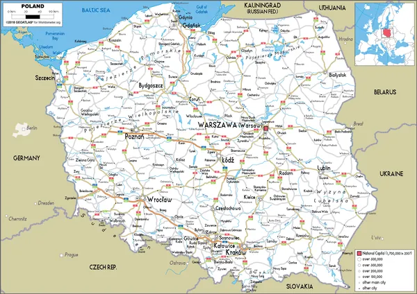 ROAD Map of Poland