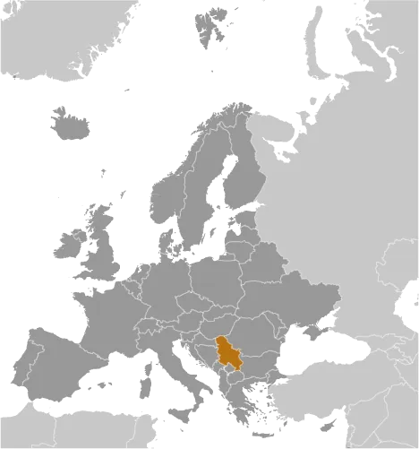 LOCATOR Map of Serbia