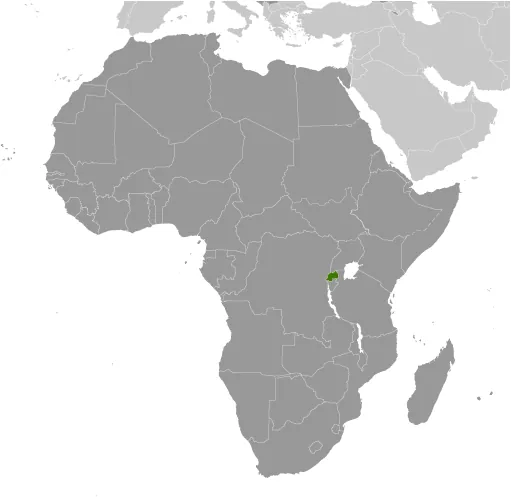 LOCATOR Map of Rwanda