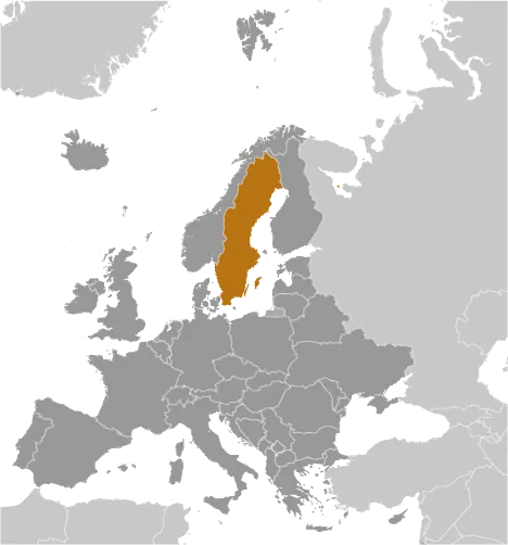 LOCATOR Map of Sweden