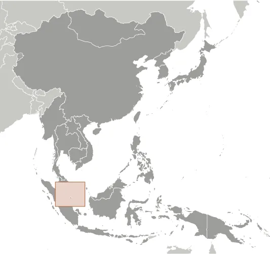 LOCATOR Map of Singapore