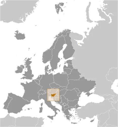 LOCATOR Map of Slovenia
