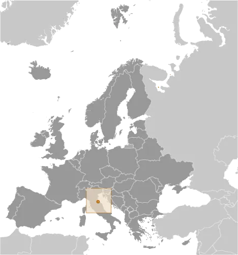 LOCATOR Map of San Marino