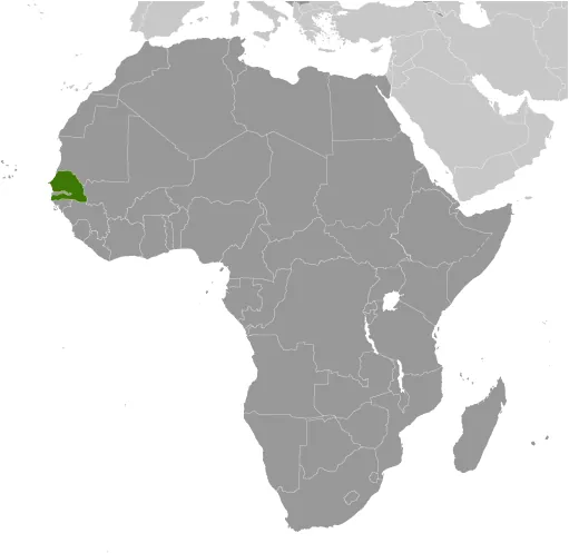 LOCATOR Map of Senegal
