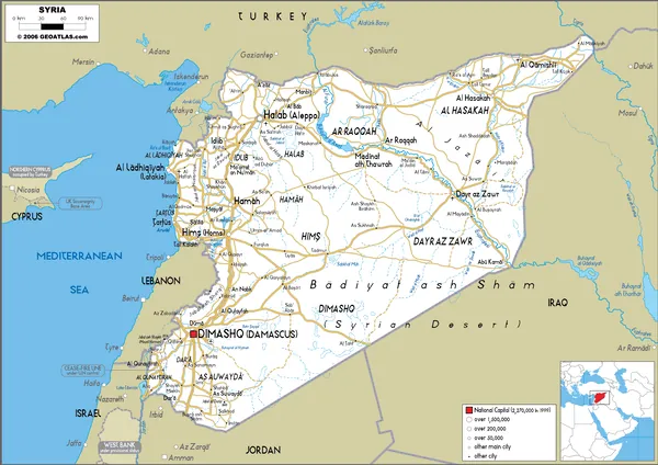ROAD Map of Syria