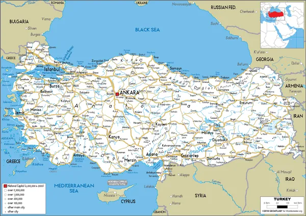 ROAD Map of Turkey