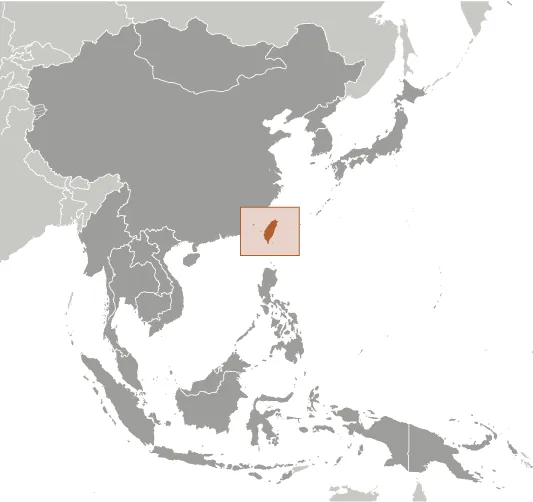 LOCATOR Map of Taiwan