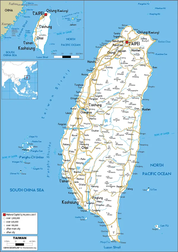 ROAD Map of Taiwan