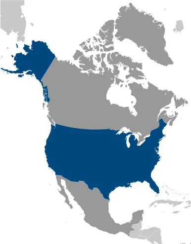 LOCATOR Map of the United States