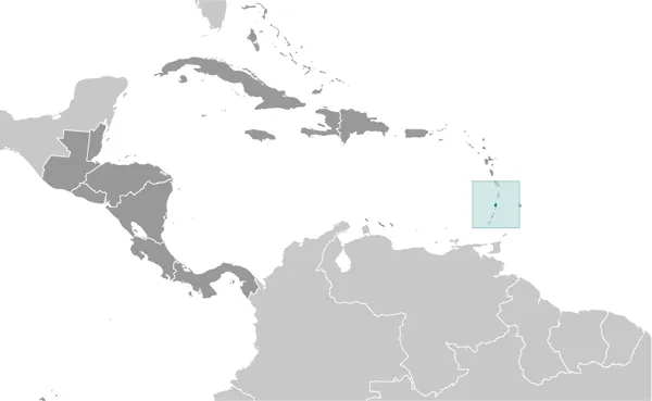 LOCATOR Map of Saint Vincent and the Grenadines