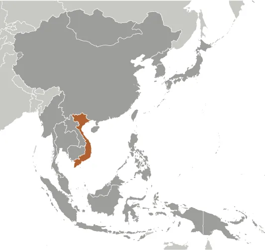 LOCATOR Map of Vietnam