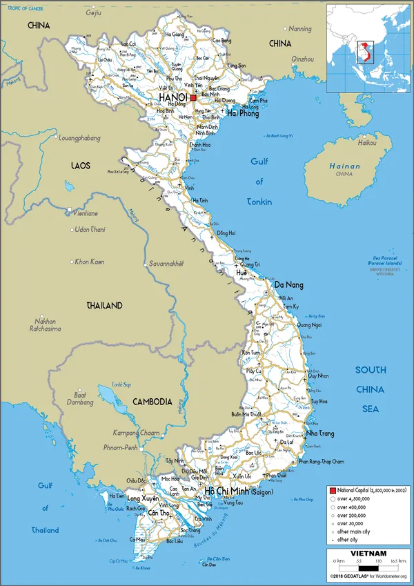 ROAD Map of Vietnam