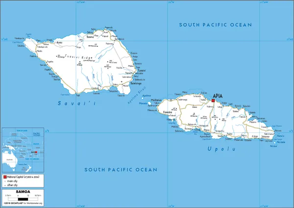 ROAD Map of Samoa