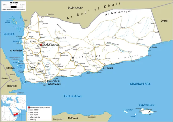 ROAD Map of Yemen